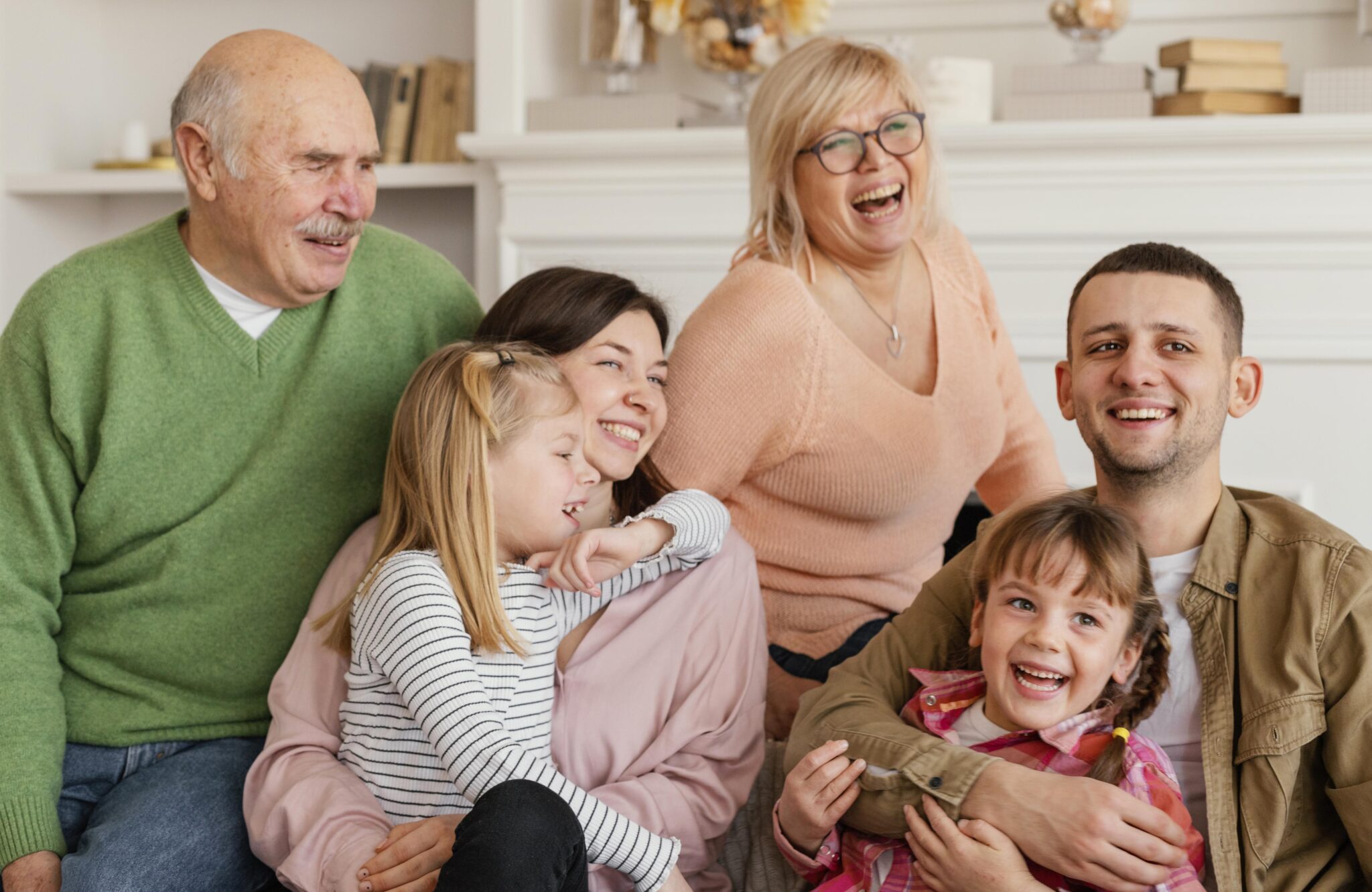 Multi-generational family portrait